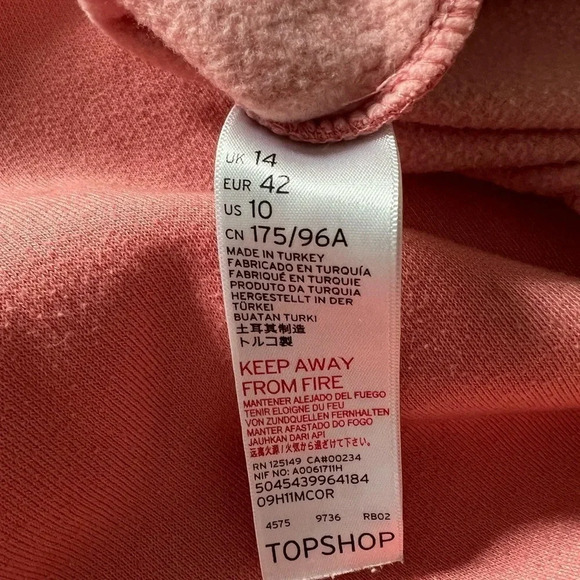 TOPSHOP woman’s crewneck pullover sweater size 10 - Picture 6 of 9